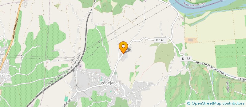 localisation de l'entreprise CHATEAU SAINT GEORGES  VENEJAN