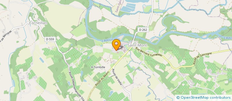 localisation de l'entreprise CHATEAU SAINT GO  SAINT-MONT