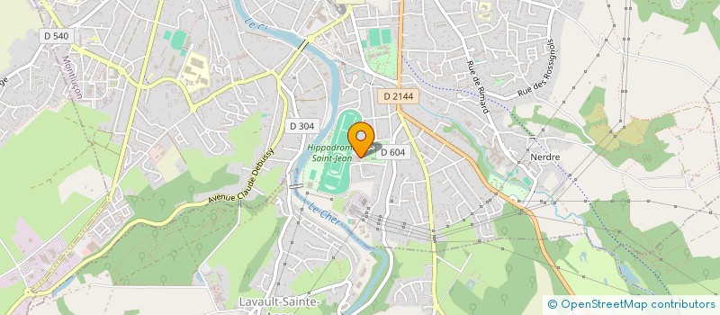 localisation de l'entreprise CHATEAU SAINT JEAN & SPA à MONTLUCON