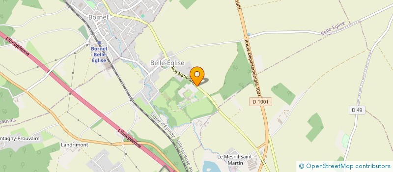 localisation de l'entreprise CHATEAU SAINT-JUST  BELLE-EGLISE