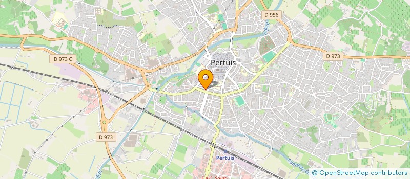 localisation de l'entreprise CHATEAU SAINT MARTIN  PERTUIS