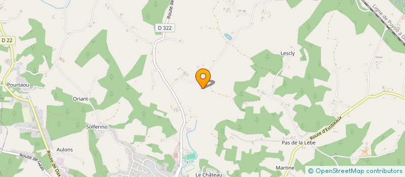 localisation de l'entreprise CHATEAU SAINT-MARTIN  POUILLON