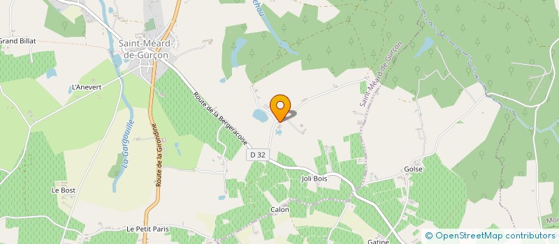 localisation de l'entreprise CHATEAU SAINT MEARD  SAINT-MEARD-DE-GURCON