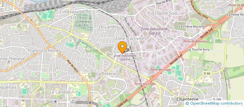 localisation de l'entreprise CHATEAU SAINTE CROIX  RENNES