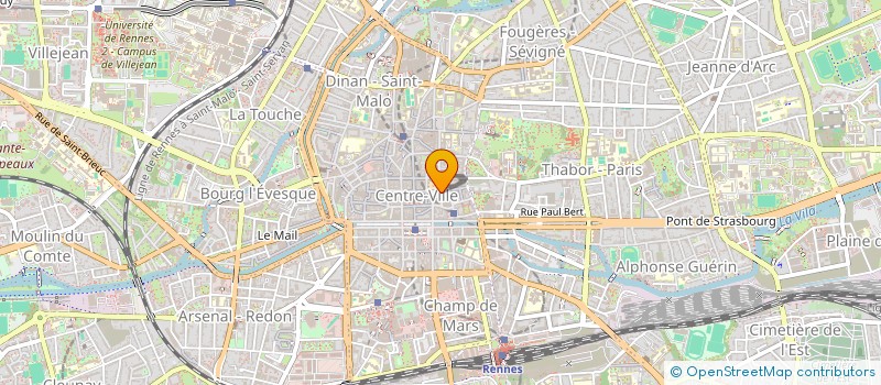 localisation de l'entreprise CHATEAU SAUVAGE  RENNES