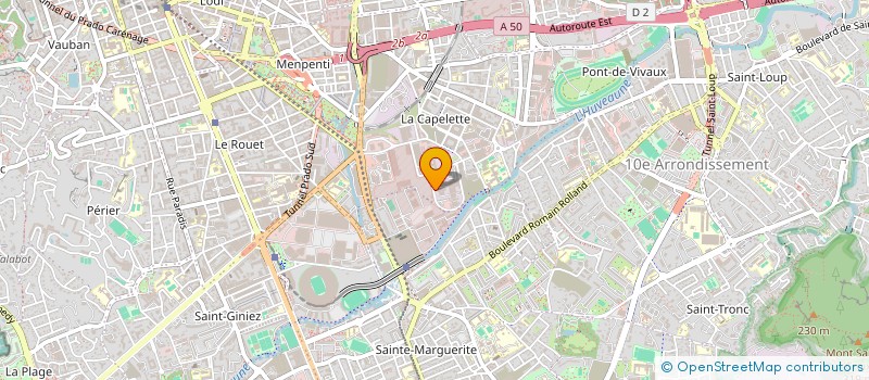 localisation de l'entreprise CHATEAU SAUVAGERE à MARSEILLE