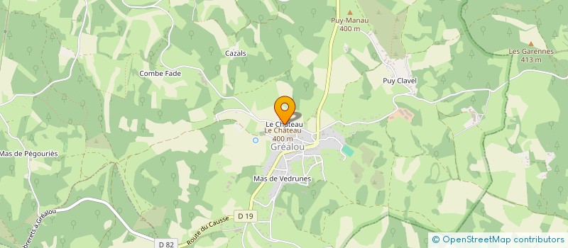 localisation de l'entreprise CHATEAU SAVIN GAEC  GREALOU