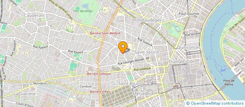 localisation de l'entreprise CHATEAU SERGANT à BORDEAUX