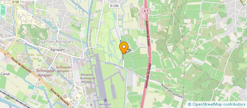 localisation de l'entreprise CHATEAU TEN  MORIERES-LES-AVIGNON