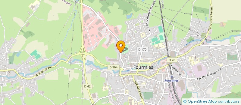 localisation de l'entreprise CHATEAU THEOPHILE LEGRAND  FOURMIES