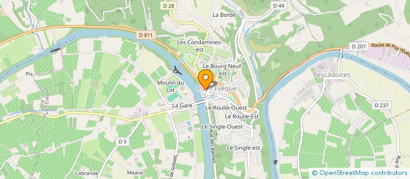 localisation de l'entreprise CHATEAU TRIGUEDINA  PUY L'EVEQUE