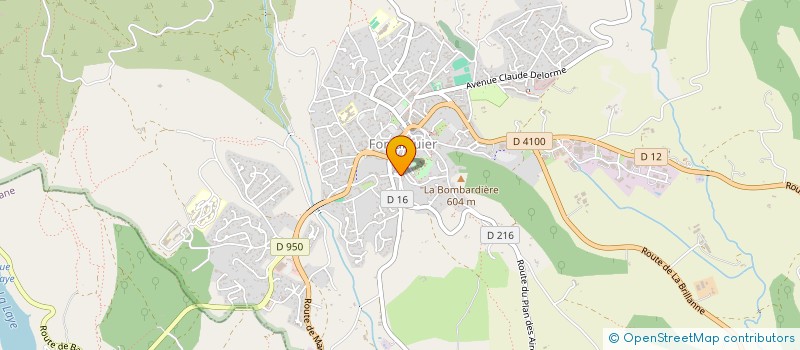 localisation de l'entreprise CHATEAU-TROMPETTE à FORCALQUIER