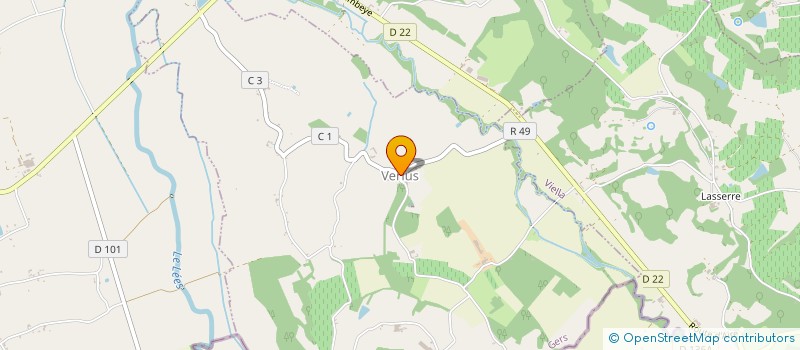 localisation de l'entreprise CHATEAU VIELLA VILLAGE  SAINT-MONT