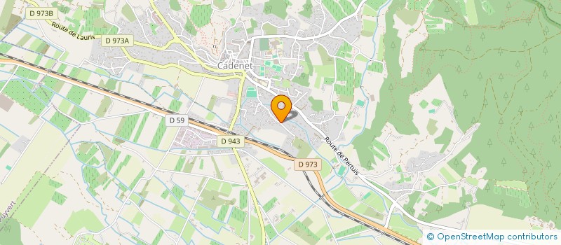 localisation de l'entreprise CHATEAU VIEUX  CADENET