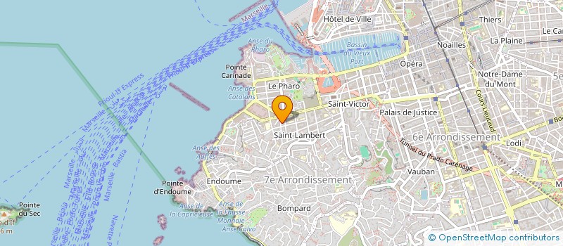 localisation de l'entreprise CHATEAUBRIAND à MARSEILLE