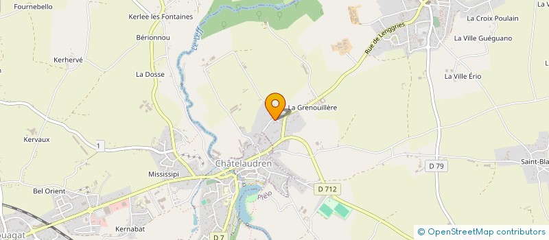 localisation de l'entreprise CHATEAUBRIAND  CHATELAUDREN-PLOUAGAT