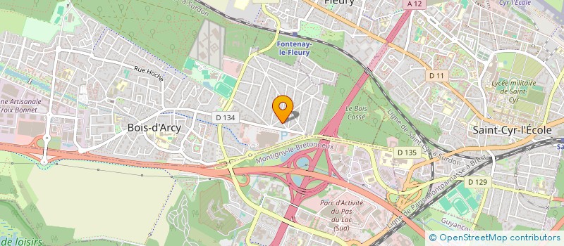 localisation de l'entreprise CHATEAUBRIAND  BOIS-D'ARCY