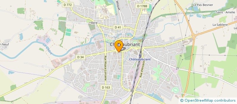 localisation de l'entreprise CHATEAUBRIANT AVENIR  CHATEAUBRIANT