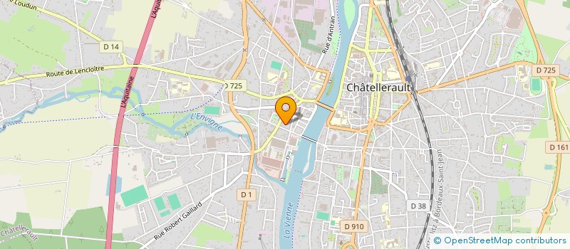 localisation de l'entreprise CHATEAUDIS à CHATELLERAULT