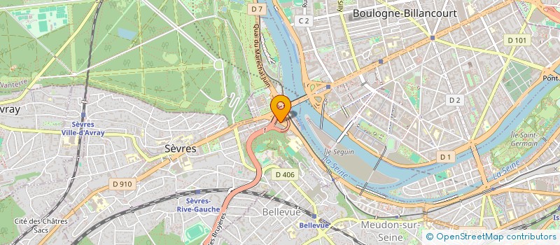 localisation de l'entreprise CHATEAUDIS à SEVRES
