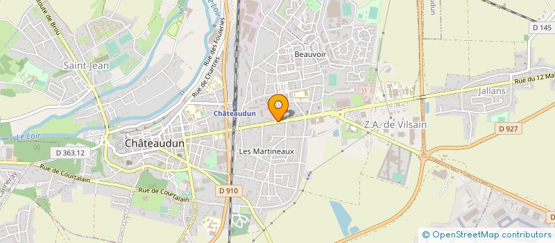 localisation de l'entreprise CHATEAUDUN à CHATEAUDUN