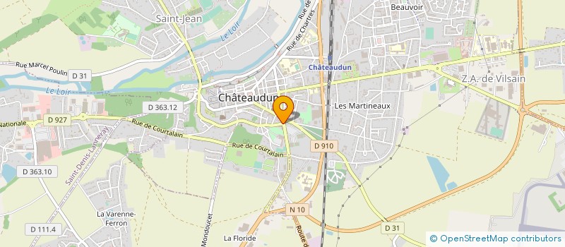 localisation de l'entreprise CHATEAUDUN CONTROLE AUTOMOBILE à CHATEAUDUN