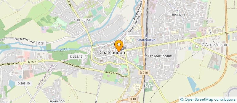 localisation de l'entreprise CHATEAUDUN IMMOBILIER à CHATEAUDUN