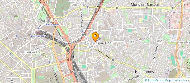 localisation de l'entreprise CHATEAUDUN MARENGO à LILLE