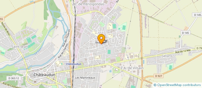 localisation de l'entreprise CHATEAUDUN VOLLEY BALL à CHATEAUDUN