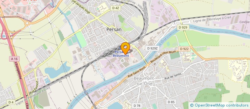 localisation de l'entreprise CHATEAUFORM UNIVERSITE BAILLY  PERSAN