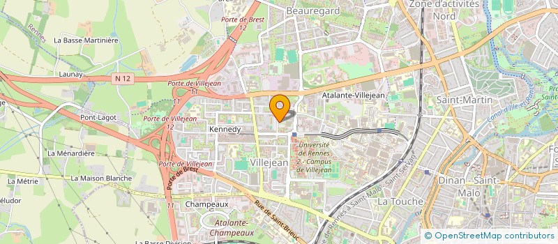 localisation de l'entreprise CHATEAUGIRON  RENNES