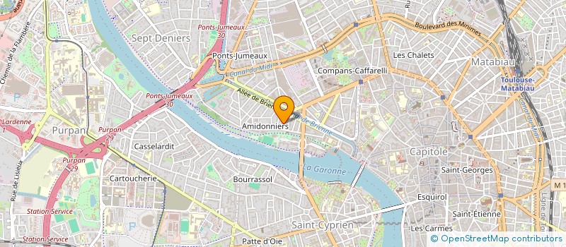 localisation de l'entreprise CHATEAULACOURT  TOULOUSE