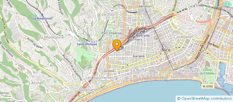 localisation de l'entreprise CHATEAUNEUF 19 à NICE