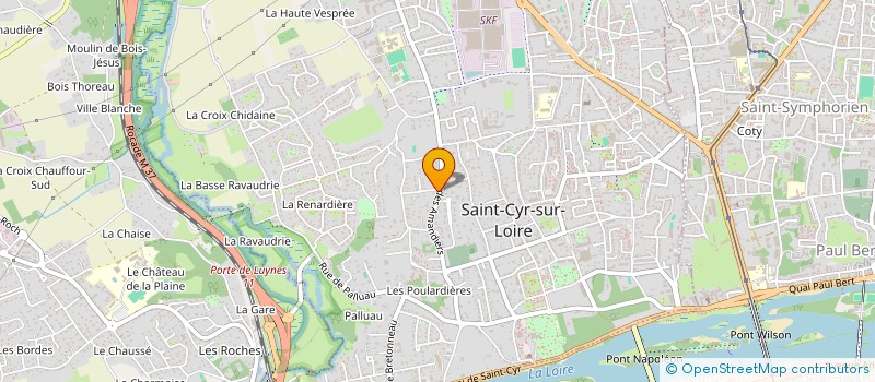 localisation de l'entreprise CHATEAUNEUF à SAINT-CYR-SUR-LOIRE