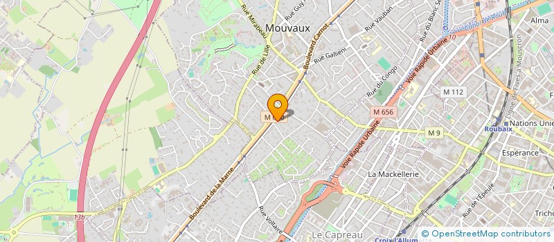 localisation de l'entreprise CHATEAUNEUF  MOUVAUX