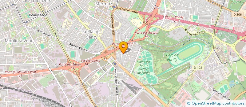 localisation de l'entreprise CHATEAUNEUF  VENISSIEUX