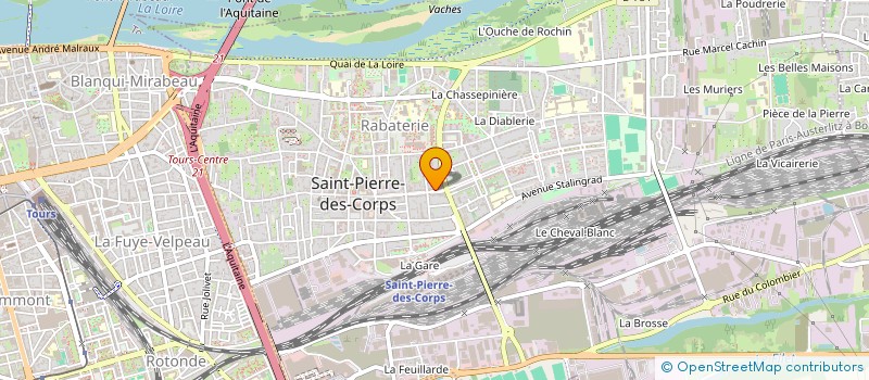 localisation de l'entreprise CHATEAUNEUF  SAINT-PIERRE-DES-CORPS