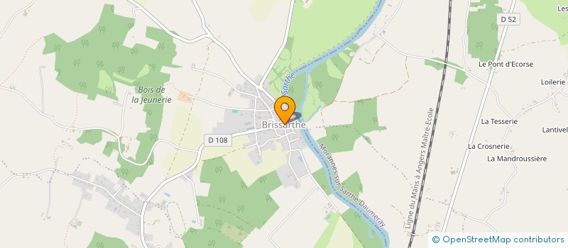 localisation de l'entreprise CHATEAUNEUF ATHLE - SECTION ENTENTE ANGEVINE ATHLETISME (E2A) à LES HAUTS-D'ANJOU