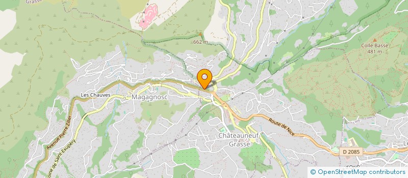 localisation de l'entreprise CHATEAUNEUF AUTO BILAN  CHATEAUNEUF-GRASSE