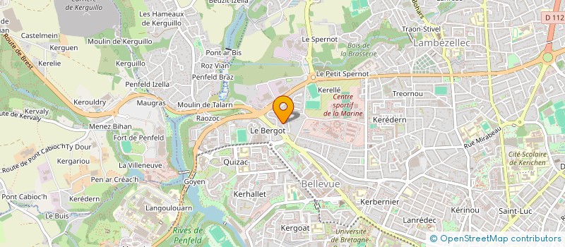 localisation de l'entreprise CHATEAUNEUF-DU-FAOU BOXES  BREST