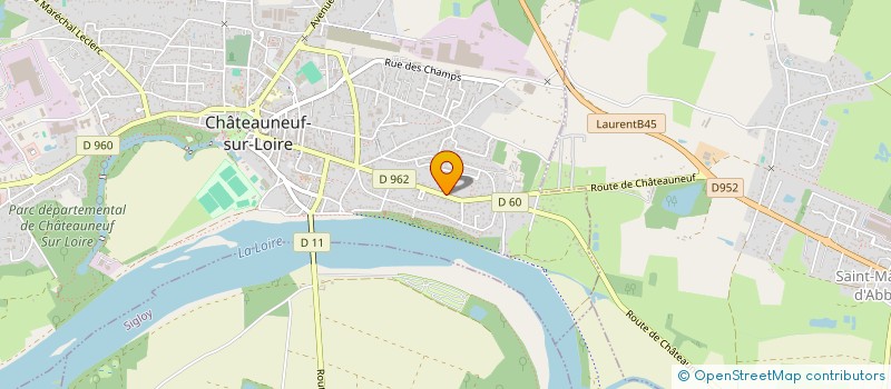 localisation de l'entreprise CHATEAUNEUF EN ANCIENNES à CHATEAUNEUF-SUR-LOIRE