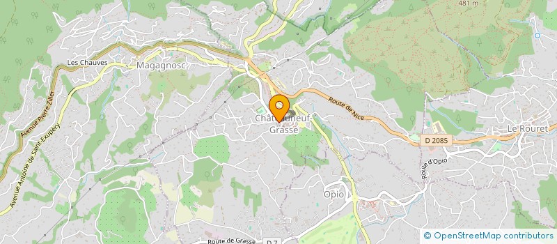 localisation de l'entreprise CHATEAUNEUF ENERGIE  CHATEAUNEUF-GRASSE