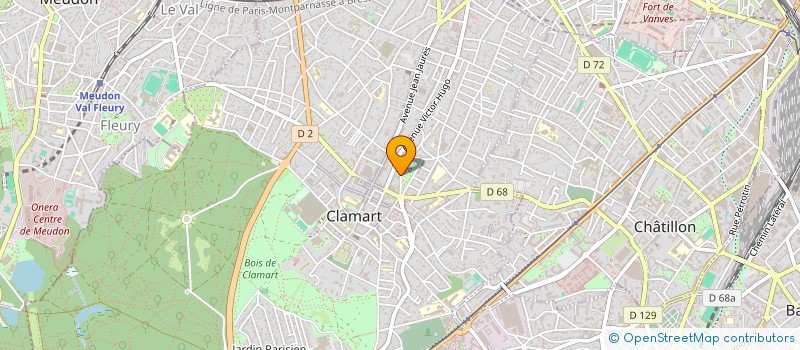 localisation de l'entreprise CHATEAUNEUF GESTION SA à CLAMART
