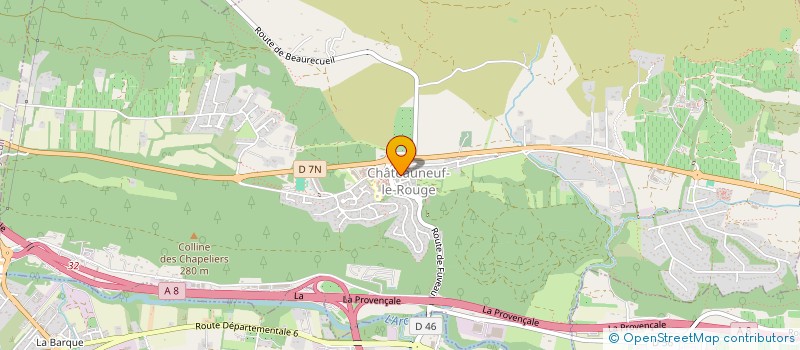 localisation de l'entreprise CHATEAUNEUF LE ROUGE  CHATEAUNEUF-LE-ROUGE