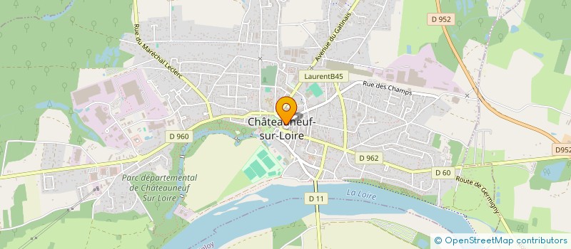 localisation de l'entreprise CHATEAUNEUF SUR LOIRE EN TRANSITION à CHATEAUNEUF-SUR-LOIRE