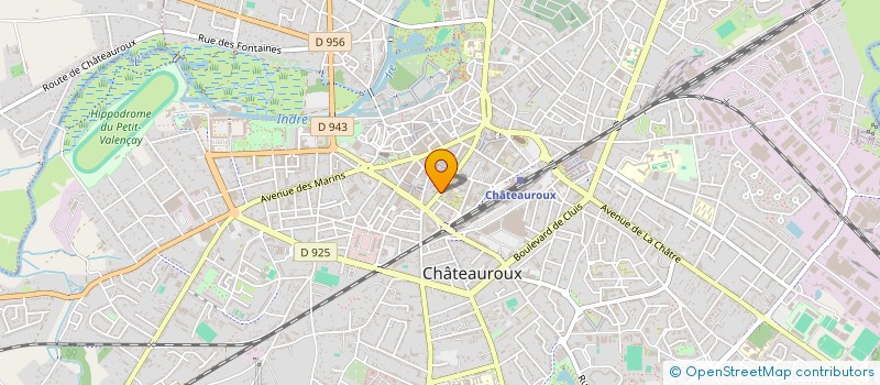 localisation de l'entreprise CHATEAUROUX ACCUEIL à CHATEAUROUX