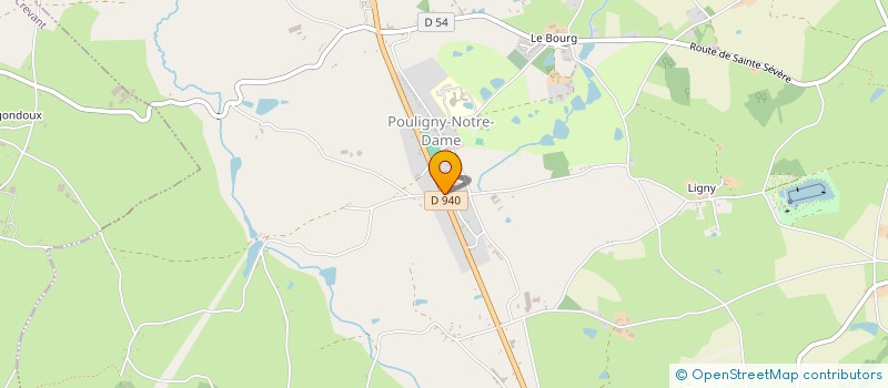 localisation de l'entreprise CHATEAUROUX INVESTISSEMENTS à POULIGNY-NOTRE-DAME