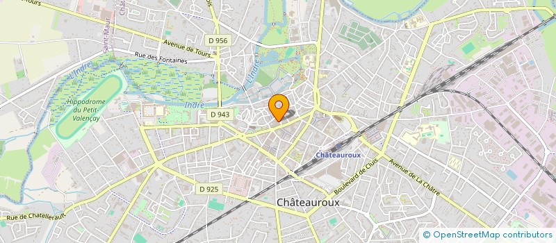 localisation de l'entreprise CHATEAUROUX METROPOLE à CHATEAUROUX