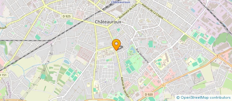 localisation de l'entreprise CHATEAUROUX TAXIS à CHATEAUROUX