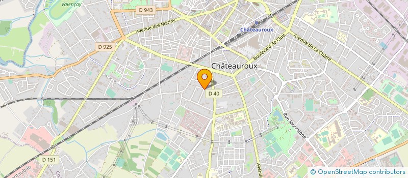 localisation de l'entreprise CHATEAUROUX VOLLEY USL  CHATEAUROUX